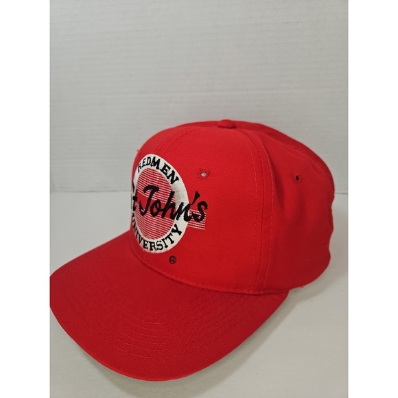 Vintage 1990s St. Johns University Redmen Snapback Hat The Game NCAA Retro Cap - Picture 7 of 16